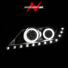 Load image into Gallery viewer, Anzo 2011-2013 Kia Sorento Projector Headlights w/ Halo Black (CCFL)