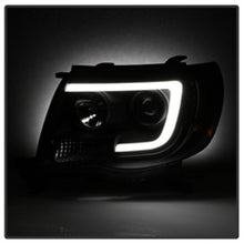 Load image into Gallery viewer, Spyder Toyota Tacoma 05-11 Projector Headlights - Light Bar DRL - Black PRO-YD-TT05V2-LB-BK 5084514