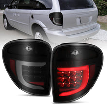 Load image into Gallery viewer, ANZO 2004-2007 Dodge Grand Caravan LED Tail Lights w/ Light Bar Black Housing Smoke Lens 311366