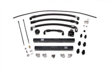 Load image into Gallery viewer, AMS Performance 2009+ Nissan GT-R R35 Alpha Fuel Rail Kit w/Regulator - Black ALP.07.07.0002-1