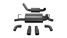 Load image into Gallery viewer, Corsa Performance 18+ Jeep Wrangler JL 2.5in Dual Rear Exit Black Tips Touring Axle