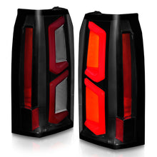 Load image into Gallery viewer, ANZO 2015-2020 Chevrolet Tahoe LED Tail Lights w/ Light Bar Black Housing Somke Lens 311375
