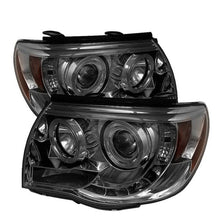 Load image into Gallery viewer, Spyder Toyota Tacoma 05-11 Projector Headlights LED Halo LED Smoke High H1 Low H1 PRO-YD-TT05-HL-SM 5011930