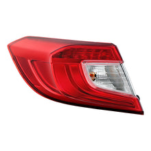 Load image into Gallery viewer, xTune Honda Accord 18-20 Red Clear Driver Side LED Tail Lights - OE Outer Left ALT-JH-HA18-OE-OL 9949173
