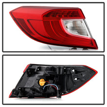 Load image into Gallery viewer, xTune Honda Accord 18-20 Red Clear Driver Side LED Tail Lights - OE Outer Left ALT-JH-HA18-OE-OL 9949173
