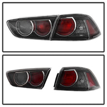 Load image into Gallery viewer, SPYDER xTune 08-15 Mitsubishi Lancer OE Style Tail Lights - Black Smoke ALT-JH-MLEVO08-BSM 9938771