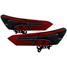 Load image into Gallery viewer, xTune 18-20 Toyota Camry OE Tail Lights - 4 Pieces - w/Signal and Reverse - Red Smoke 9944536
