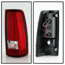 Load image into Gallery viewer, SPYDER Xtune Chevy Silverado 1500/2500/3500 03-06 LED Tail Lights Red Clear ALT-ON-CS03-LED-RC 5008787