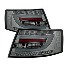Load image into Gallery viewer, Spyder Audi A6 05-08 4Dr Sedan Only Light Bar LED Tail Lights Smke ALT-YD-AA605V2-LBLED-SM 5080776