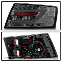 Load image into Gallery viewer, Spyder Audi A6 05-08 4Dr Sedan Only Light Bar LED Tail Lights Smke ALT-YD-AA605V2-LBLED-SM 5080776