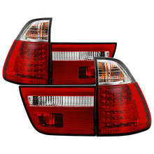 Load image into Gallery viewer, Spyder BMW E53 X5 00-06 4PCS LED Tail Lights Red Clear ALT-YD-BE5300-LED-RC 5000804