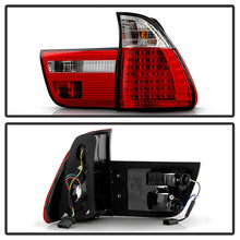 Load image into Gallery viewer, Spyder BMW E53 X5 00-06 4PCS LED Tail Lights Red Clear ALT-YD-BE5300-LED-RC 5000804