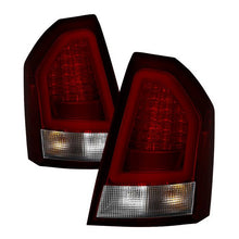 Load image into Gallery viewer, Spyder Chrysler 300C 08-10 V2 Light Bar LED Tail Lights - Red Clear ALT-YD-C308V2-LED-RC 5083395