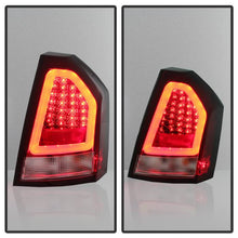 Load image into Gallery viewer, Spyder Chrysler 300C 08-10 V2 Light Bar LED Tail Lights - Red Clear ALT-YD-C308V2-LED-RC 5083395