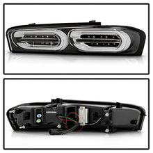 Load image into Gallery viewer, Spyder Chevy Camaro 16-18 Halogen LED Tail Lights Black ALT-YD-CCAM16HAL-SEQ-BK 5087218