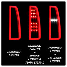 Load image into Gallery viewer, Spyder Chevy Tahoe / Suburban 15-17 Light Bar LED Tail Lights - Black (ALT-YD-CTA15-LED-BK) 5084583