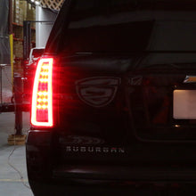 Load image into Gallery viewer, Spyder Chevy Tahoe / Suburban 15-17 Light Bar LED Tail Lights - Black (ALT-YD-CTA15-LED-BK) 5084583