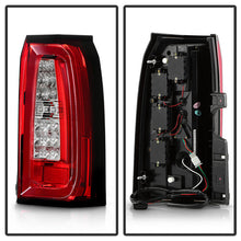 Load image into Gallery viewer, Spyder Chevy Tahoe / Suburban 15-17 LED Tail Lights - Red Clear (ALT-YD-CTA15-LED-RC) 5085085