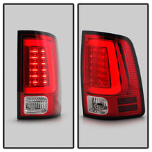 Load image into Gallery viewer, Spyder 09-16 Dodge Ram 1500 Light Bar LED Tail Lights - Red Clear ALT-YD-DRAM09V2-LED-RC 5084040