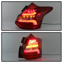 Load image into Gallery viewer, Spyder 12-14 Ford Focus 5DR LED Tail Lights - Red Clear (ALT-YD-FF12-LED-RC) 5085153
