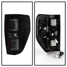 Load image into Gallery viewer, Spyder 09-14 Ford F150 V2 Light Bar LED Tail Lights - Blk Smoke (ALT-YD-FF15009V2-LBLED-BSM) 5084217