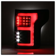 Load image into Gallery viewer, Spyder 15-18 Ford F-150 Light Bar LED Tail Lights (w/Blind Spot) - Black (ALT-YD-FF15015BS-LBLED-BK) 5085313