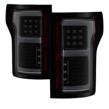 Load image into Gallery viewer, Spyder 15-18 Ford F-150 LED Tail Lights (w/Blind Spot) - Black Smoke (ALT-YD-FF15015BS-LBLED-BSM) 5085337