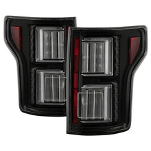 Load image into Gallery viewer, Spyder Ford F150 18-19 - Light Bar LED Tail Lights - All Black ALT-YD-FF15018-LED-BKV2 5085955