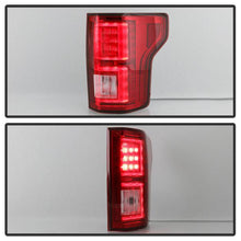 Load image into Gallery viewer, Spyder 18-19 Ford F-150 (w/o Blind Spot Sensor) LED Tail Lights - Red Clear (ALT-YD-FF15018-LED-RC) 5085764