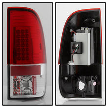 Load image into Gallery viewer, Spyder Ford F150 side 97-03/F250/350 Duty 99-07 LED Tail Lights Red Clear ALT-YD-FF15097-LED-RC 5003485