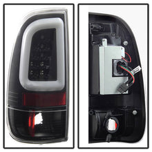 Load image into Gallery viewer, Spyder 97-03 Ford F150 Stylsd. F250/350 V3 Light Bar LED Tail Lights - Blk ALT-YD-FF15097V3-LBLED-BK 5084231