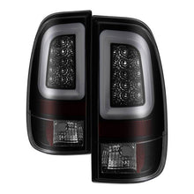 Load image into Gallery viewer, Spyder 97-03 Ford F150 Stylsd. F250 V3 Lght Bar LED Tail Lights - Blk Smk ALT-YD-FF15097V3-LBLED-BSM 5084248
