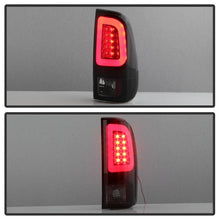 Load image into Gallery viewer, Spyder 97-03 Ford F150 Stylsd. F250 V3 Lght Bar LED Tail Lights - Blk Smk ALT-YD-FF15097V3-LBLED-BSM 5084248