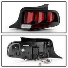 Load image into Gallery viewer, Spyder 10-12 Ford Mustang Red Light Bar LED Sequential Tail Lights - Blk ALT-YD-FM10-RBLED-BK 5085092