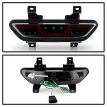 Load image into Gallery viewer, Spyder 15-16 Ford Mustang LED Reverse Lights - Black Smoke w/ Red Bar (ALT-YD-FM15RED-REV-BSM) 5082794