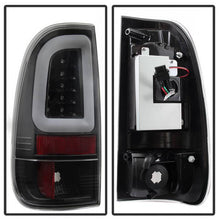 Load image into Gallery viewer, Spyder 08-16 Ford Super Duty F-250 V3 Light Bar LED Tail Lights - Black (ALT-YD-FS07V3-LBLED-BK) 5084712