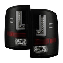 Load image into Gallery viewer, Spyder GMC Sierra 14-16 LED Tail Lights Black Smoke ALT-YD-GS14-LBLED-BSM 5080707