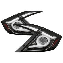 Load image into Gallery viewer, Spyder 16-19 Honda Civic 4 Door Light Bar LED Tail Lights - Black - ALT-YD-HC164D-LB-BK 5086051