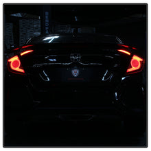 Load image into Gallery viewer, Spyder 16-19 Honda Civic 4 Door Light Bar LED Tail Lights - Black - ALT-YD-HC164D-LB-BK 5086051