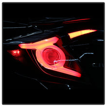 Load image into Gallery viewer, Spyder 16-19 Honda Civic 4 Door Light Bar LED Tail Lights - Black - ALT-YD-HC164D-LB-BK 5086051