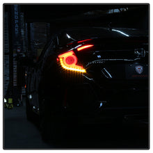 Load image into Gallery viewer, Spyder 16-19 Honda Civic 4 Door Light Bar LED Tail Lights - Black - ALT-YD-HC164D-LB-BK 5086051