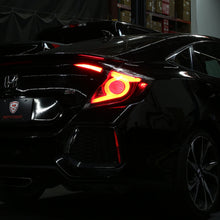 Load image into Gallery viewer, Spyder 16-19 Honda Civic 4 Door Light Bar LED Tail Lights - Black - ALT-YD-HC164D-LB-BK 5086051