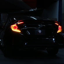 Load image into Gallery viewer, Spyder 16-19 Honda Civic 4 Door Light Bar LED Tail Lights - Black - ALT-YD-HC164D-LB-BK 5086051