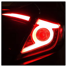 Load image into Gallery viewer, Spyder 16-19 Honda Civic 4 Door Light Bar LED Tail Lights - Black - ALT-YD-HC164D-LB-BK 5086051