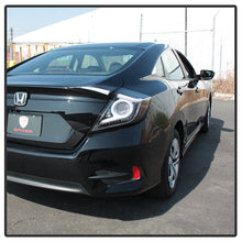 Load image into Gallery viewer, Spyder 16-19 Honda Civic 4 Door Light Bar LED Tail Lights - Black - ALT-YD-HC164D-LB-BK 5086051