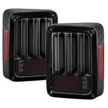 Load image into Gallery viewer, Spyder 07-16 Jeep Wrangler Verison 2 Light Bar LED Tail Lights - Smoke (ALT-YD-JWA07V2-LBLED-BSM) 5084781