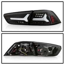Load image into Gallery viewer, Spyder Mitsubishi Lancer/Evolution X 08-14 V2 LED Tail Lights - Black ALT-YD-ML08V2-SEQ-BK 5088130