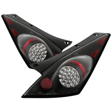 Load image into Gallery viewer, Spyder Nissan 350Z 03-05 LED Tail Lights Black ALT-YD-N350Z02-LED-BK 5006714