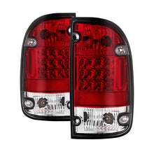 Load image into Gallery viewer, Spyder Toyota Tacoma 95-00 LED Tail Lights Red Clear ALT-YD-TT95-LED-RC 5008022