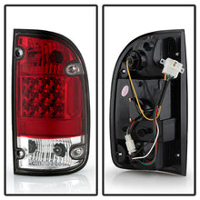 Load image into Gallery viewer, Spyder Toyota Tacoma 95-00 LED Tail Lights Red Clear ALT-YD-TT95-LED-RC 5008022
